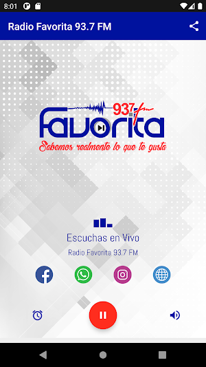 Radio Favorita 93.7 FM - PJC Screenshot 1