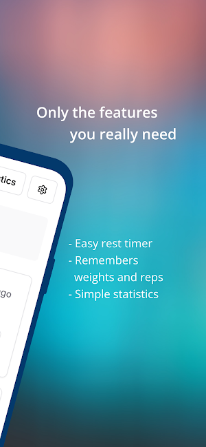 SetLog: Simple Gym Tracker Screenshot 1