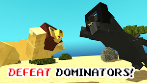 Blocky Wild Park: Lions Raid Screenshot 3