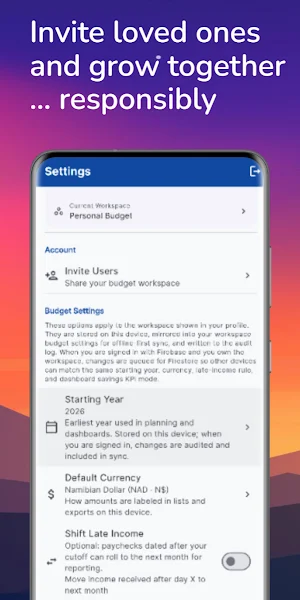 Asvia Budget Screenshot 3