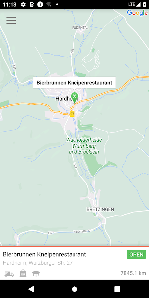 Bierbrunnen Kneipenrestaurant Screenshot 1