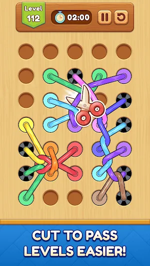 Wood Tangle Rope: Unite Master Screenshot 1