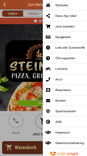 Zum Steinofen Wörth Screenshot 2
