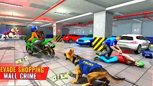 US Police Dog Shopping Mall Crime Chase Screenshot 1