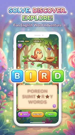 WordKids: English Word Puzzle Screenshot 0