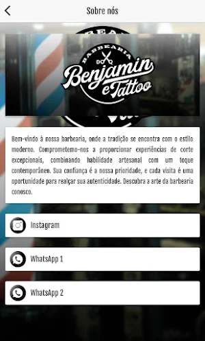 Barbearia Benjamin e Tattoo Screenshot 1
