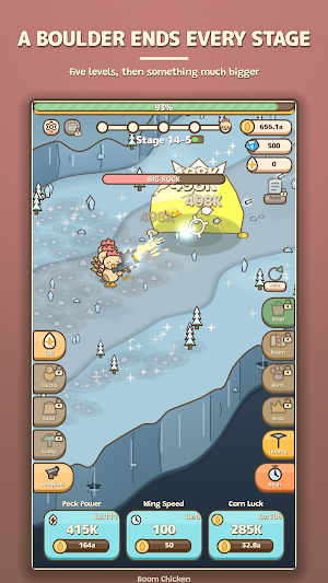 Boom Chicken: Idle RPG Screenshot 2
