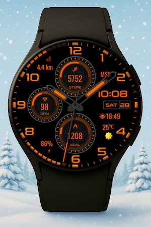 Nebula Hybrid Watch Face Screenshot 3