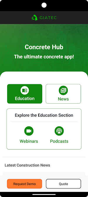 Concrete Hub Screenshot 2