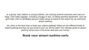 Airport Parking Guide Screenshot 1