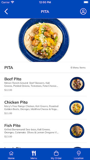 Kali Greek Kitchen Screenshot 2