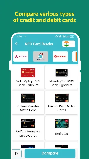 NFC Credit Card Reader Screenshot 0