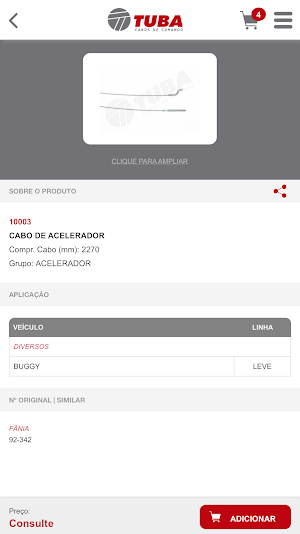 Tuba Cabos - Catálogo Screenshot 3