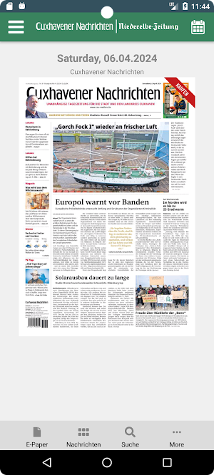 CNV-Medien ePaper classic Screenshot 0