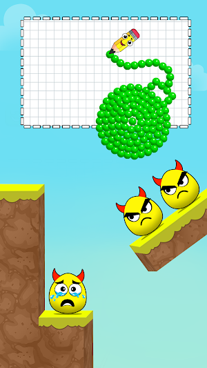 Draw to Break Angry Eggs Screenshot 0