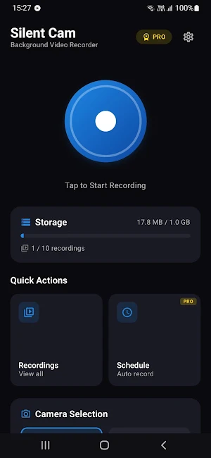 Silent Cam: BVR Video Recorder Screenshot 2