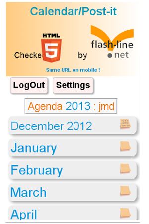 Apix Calendar Screenshot 0