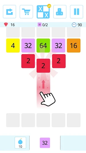 Shoot and Merge the numbers Screenshot 1