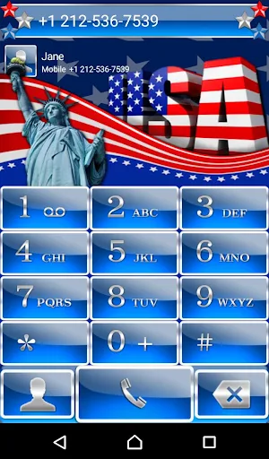 Independence Day Dialer theme Screenshot 0