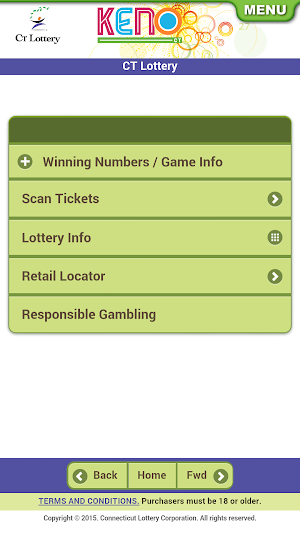 CT Lottery Screenshot 1