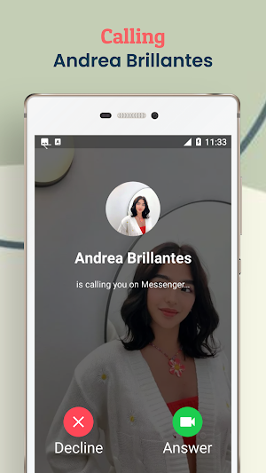 Andrea Brillantes Fake Call Screenshot 2