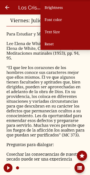 Spanish Sabbath School Lesson Screenshot 2