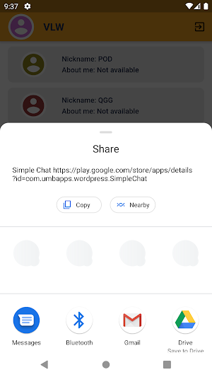 Simple Chat Screenshot 2