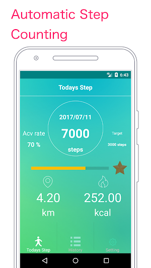 Pedometer Simple Screenshot 1