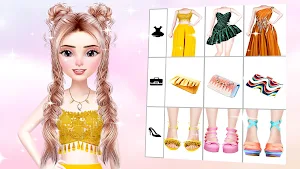 Fashion Dress Up & Makeup Game Screenshot 1