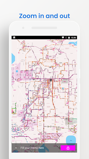 Orlando Bus Travel Map Offline Screenshot 2