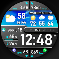 PER8 Digital Watch Face