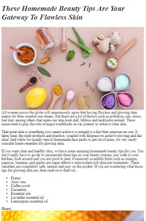 Beauty Secrets Tips Screenshot 3