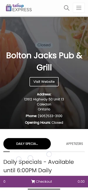 Bolton Jacks Pub & Grill Screenshot 1
