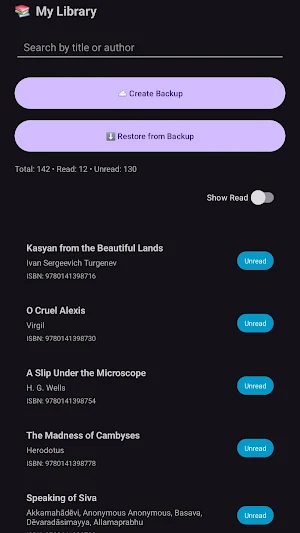 My BookShelf Screenshot 1