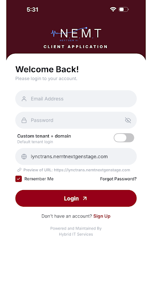NEMT Customer - NG Screenshot 0