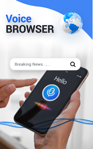 Fast Voice Browser & Web Voice Search Screenshot 0