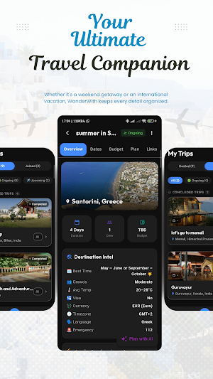 WanderWith: Trip Planner Screenshot 0