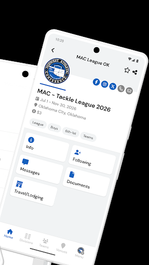 MAC League OK Screenshot 1