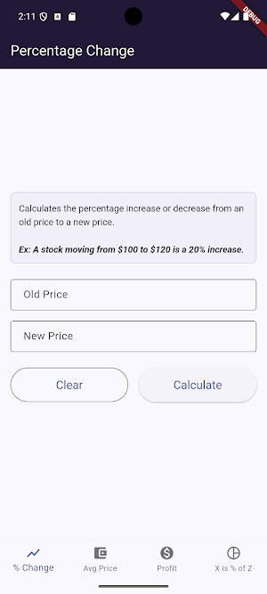 Finance Calculator Screenshot 0