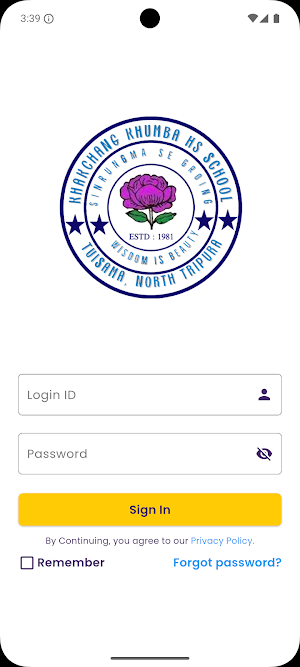 Khakchang Khumba Hr.Sec.School Screenshot 0