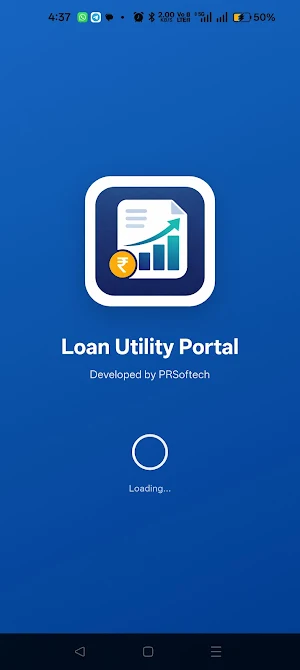 Loan Utility Portal Screenshot 1