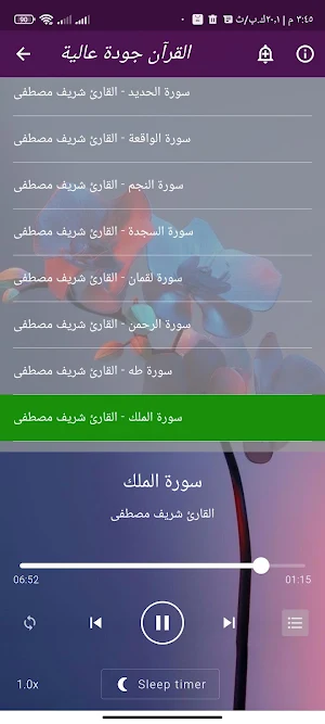 القران بصوت شريف مصطفى بدون نت Screenshot 3