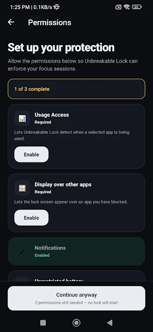 Unbreakable:AppBlocker & Focus Screenshot 3