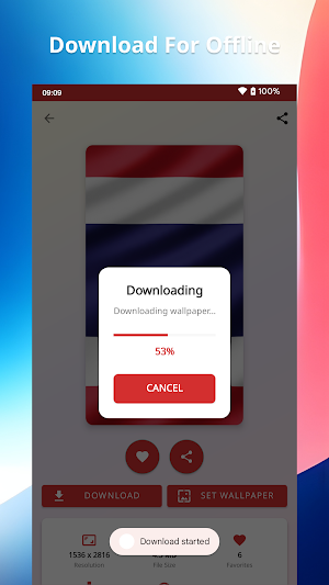 Thailand Flag Wallpaper Screenshot 3