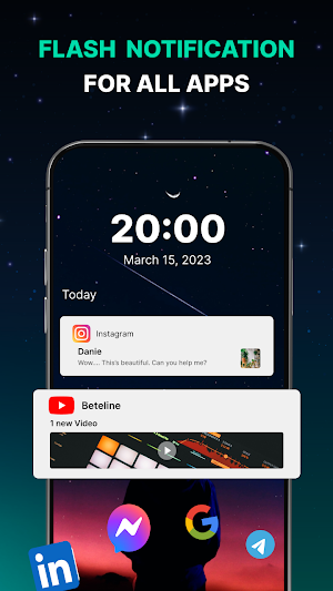 Flash alert: Call & Message Screenshot 3