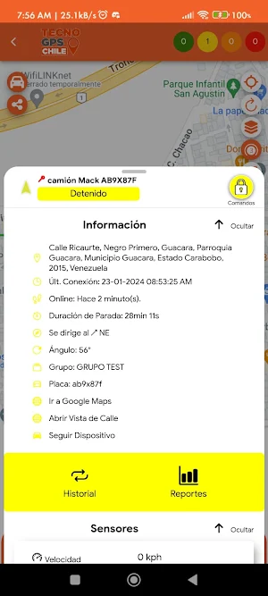 Tecno Gps Chile Screenshot 1