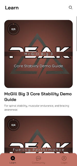 PEAK Performance Screenshot 3