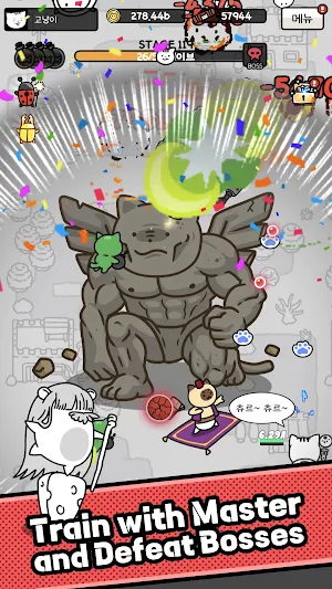 Cat Butler: Idle Shooter RPG Screenshot 3