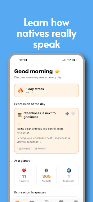 Idiomatic - Like a native Screenshot 0