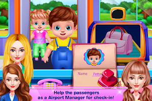 Airplane Hostess at Airport - Flight Attendants Screenshot 1
